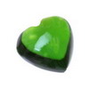 5 mm Green Heart Chrome Diopside in AAA Grade