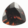 3.75 Carats Trillion Shape Rhodolite AA Grade