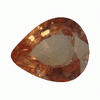 Sapphire Faceted Orange Pear   7.70X6.20 mm  VS  clarity AAA  qu