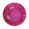 Ruby Faceted Red Round   4.4X4.4mm  VS1  clarity AAA  quality