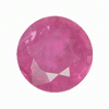Ruby Faceted Red Round   6.1X6.1mm  VS  clarity AAA  quality