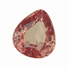 Sapphire Faceted Padparadscha Pear 7.6X6.6 mm VS clarity AA Sapphire Faceted Padparadscha Pear 7.6X6.6 mm VS clarity AA