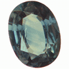 Sapphire Faceted Neon Green Oval   9.8X6.7mm  VS  clarity AA  qu