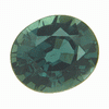 Sapphire Faceted Green Oval   7.3X6.2 mm  VS  clarity AAA  quali