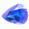 Sapphire Faceted Blue Pear 10.3X8.0 mm. SI clarity AA quali Sapphire Faceted Blue Pear 10.3X8.0 mm. SI clarity AA quali