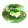 Sapphire Faceted Green Oval   8.2x6.3 mm.  SI  clarity AAA  qual
