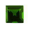 3 mm Green Square Chrome Diopside in AAA Grade