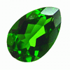 Chrome Diopside Faceted Green Pear 9.0x5.9 mm VS clarity AAA