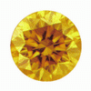 10 Ct Twt Golden Sapphire Round 3.5 To 4 mm AAA Grade