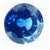 Sapphire Faceted Blue Round   6.1X6.1 mm.  SI  clarity AA  quali