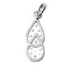 0.09 Carat VS Diamond Pendant In 18K white Gold