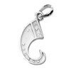 0.09 Carat VS Diamond Pendant In 18K white Gold