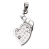 0.09 Carat VS Diamond Pendant In 18K white Gold