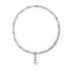 21.95 Carats Twt. VS1 Diamond and Sapphire White Gold Necklace
