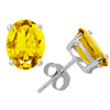 2 Ct Twt Citrine Earrings in Sterling Silver