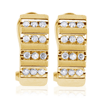 0.50 Carat White Diamond Earrings 10k Gold