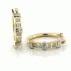 0.25 Carat White Diamond Earrings