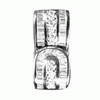 0.72 Carat Diamond Pendant In 18k White Gold