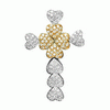 1.31 Carat VS Diamond Pendant In 18k Dualtone Gold