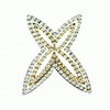 1.56 Carat VS1 Diamond Pendant In 18k Dualtone Gold