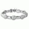 5.32 Carat VS Diamond Bracelet In 18k White Gold