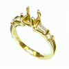 0.25 Carats 18k Gold  Semi Mounting