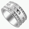 1.71 Carats VS Diamond Ring in 18k White Gold