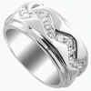 1.25 Carats VS Diamond Ring in 18k White Gold