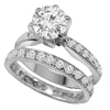 2.05 ct twt VS Diamond Wedding Set