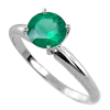 0.25 Carat Emerald Ring in 14k Gold