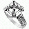 1.19ct VS Diamond Semi Mounting 18K White Gold
