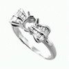 0.24ct VS Diamond Semi Mounting 18K White Gold