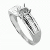 0.21ct VS Diamond Semi Mounting 18K White Gold