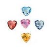 12 mm Titanic Heart Simulated Sapphire 12 mm Titanic Heart Simulated Sapphire