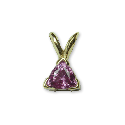 .5 Carats Sapphire Pendant in 14k Gold