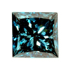0.25 Carat Princess Cut Blue Diamond I2 Clarity