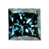 0.50 Carat Princess Cut Blue Diamond (4.4 mm) I4 Clarity