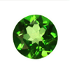 3.5 mm  Green Round Chrome Diopside in AAA Grade