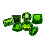 10 Carats Mixed Shape Green Chrome Diopside in size: 0.25-1 Crts 10 Carats Mixed Shape Green Chrome Diopside in size: 0.25-1 Crts
