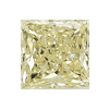0.50 ct. Princess Cut Yellow Diamond SI2/I1 Clarity 0.50 ct. Princess Cut Yellow Diamond SI2/I1 Clarity