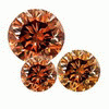 3 Cts twt. Cognac Diamond Lot size 1.3-3.0 mm (0.01 - 0.10 cts)