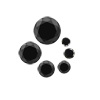 1 Cts twt. Black Diamond Lot size 3.0-5.0 mm (0.10 - 0.50 cts)