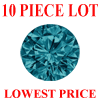 2.25 mm Round Blue Diamond 10 pc Lot SI Clarity