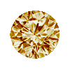 3/4 mm Champagne Diamond SI Clarity (0.003 Carat)