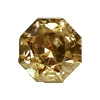 1.09 Ct Octagon Champagne Diamond SI2 Clarity