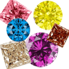 1 Ct Twt Rainbow Multicolor Diamond Lot size (0.01-0.05 ct)