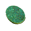 18x13 mm Oval Mystic Green Drusy Quartz