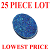 16x12 mm Oval Mystic Peacock Blue Drusy Quartz 25 piece Lot 16x12 mm Oval Mystic Peacock Blue Drusy Quartz 25 piece Lot