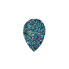 16x12 mm Pear Mystic Rainbow Drusy Quartz