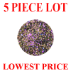 22 mm Round Mystic Golden Pink Drusy Quartz 5 piece Lot 22 mm Round Mystic Golden Pink Drusy Quartz 5 piece Lot